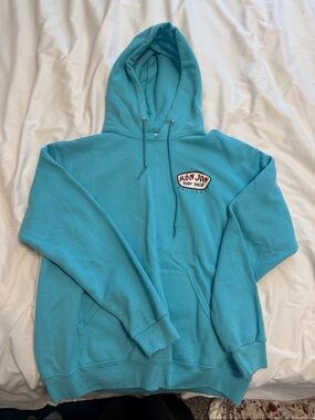 Ron Jon Surf Shop Turquoise Crewneck Hoodie